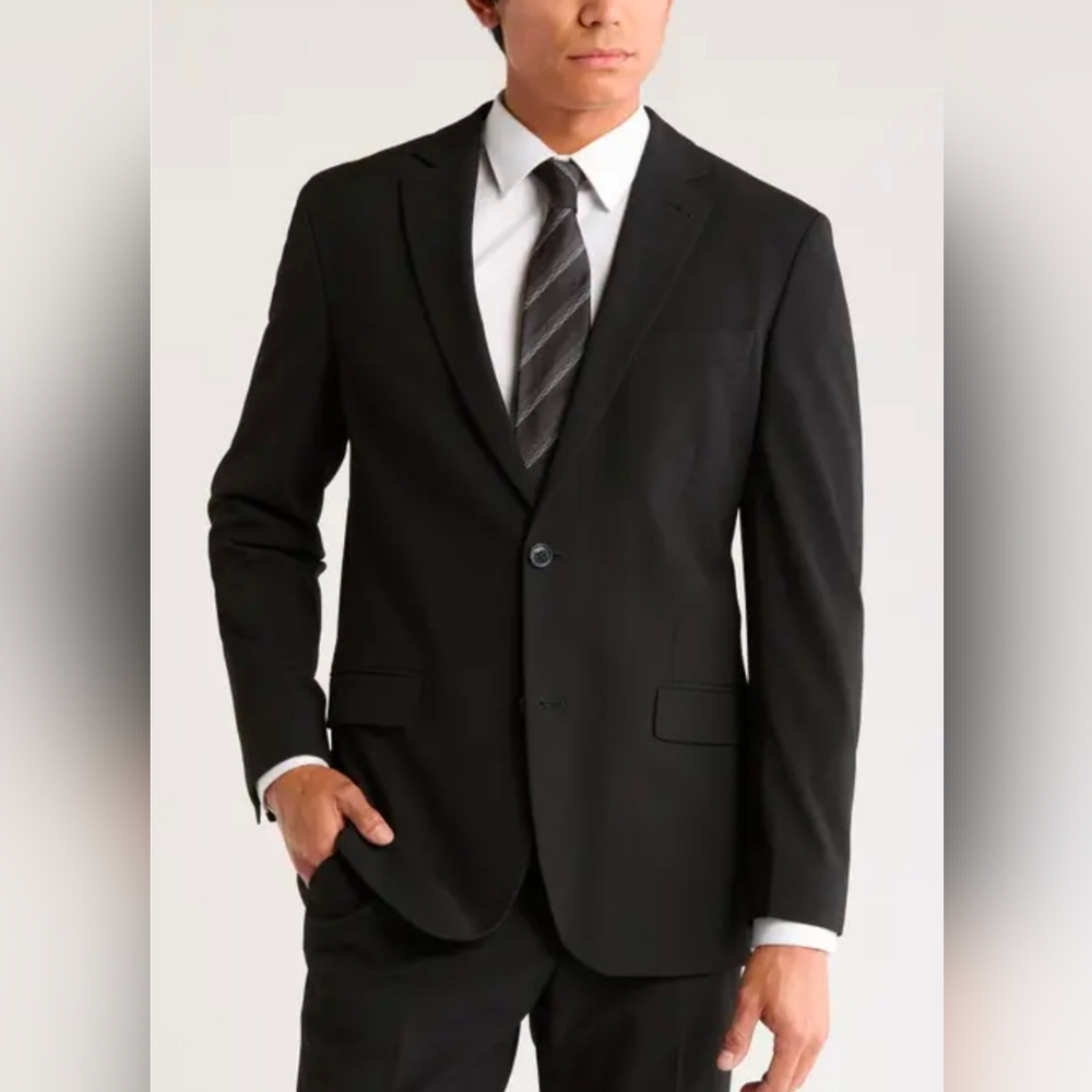 Pronto Uomo  Men's Black Suit Blazer